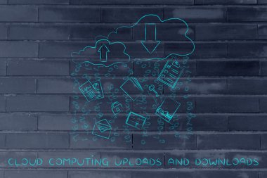 Bulut bilgi işlem karşıya yüklemeleri ve karşıdan yüklemeler kavramı