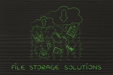 dosya depolama çözümleri kavramı