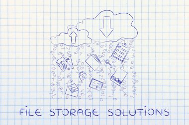 dosya depolama çözümleri kavramı