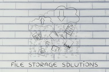 dosya depolama çözümleri kavramı