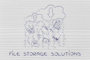 dosya depolama çözümleri kavramı