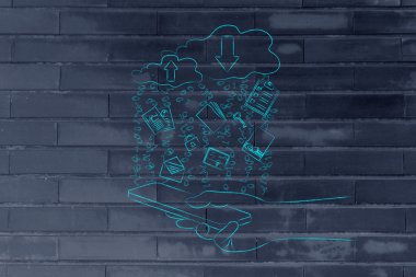 Bulut bilgi işlem karşıya yüklemeleri ve karşıdan yüklemeler kavramı