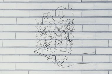 Bulut bilgi işlem karşıya yüklemeleri ve karşıdan yüklemeler kavramı