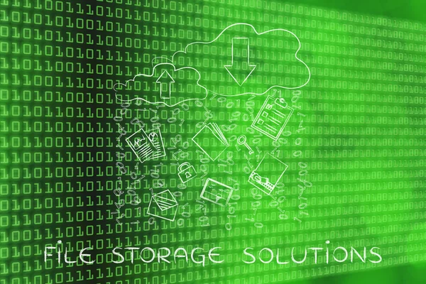 dosya depolama çözümleri kavramı