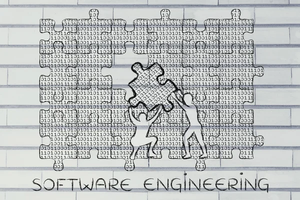 Concetto di ingegneria del software — Foto Stock