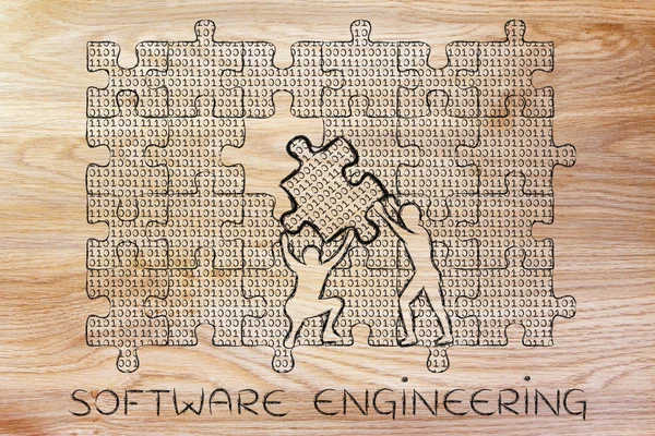 Концепція програмної інженерії — стокове фото
