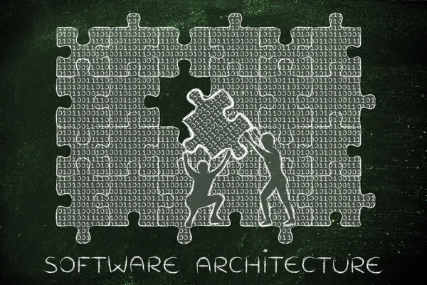 Concepto de arquitectura de software — Foto de Stock