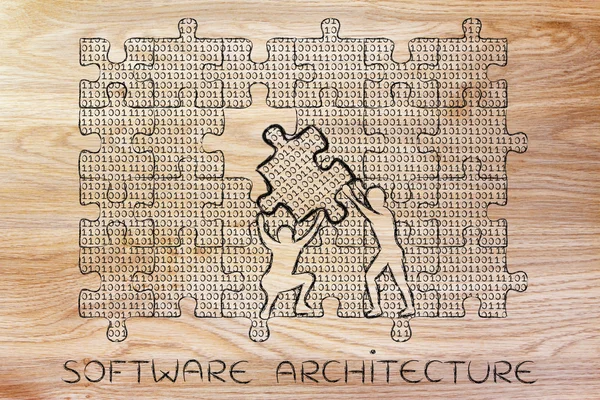 Концепція архітектури програмного забезпечення — стокове фото