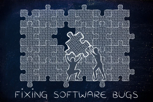 concept of fixing software bugs