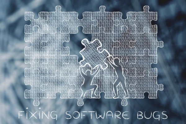 concept of fixing software bugs