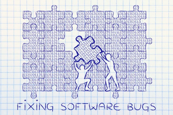 concept of fixing software bugs