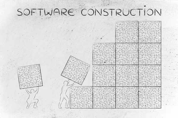 ソフトウェア構築の概念 — ストック写真