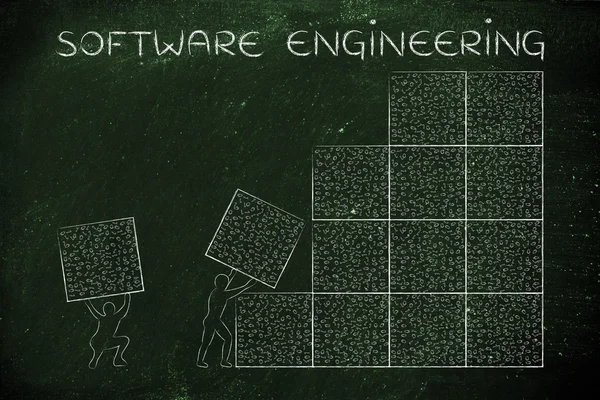 Concept of software engineering — Stock Photo, Image