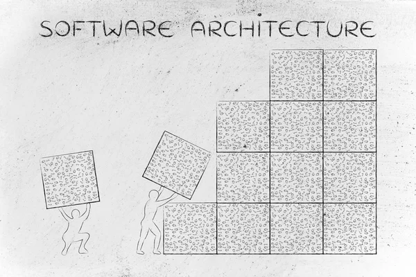 Concetto di architettura software — Foto Stock