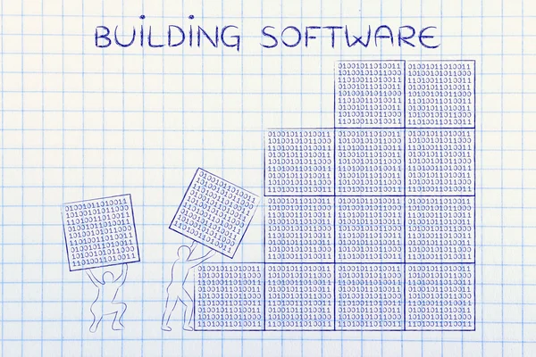 Concepto de software de construcción —  Fotos de Stock