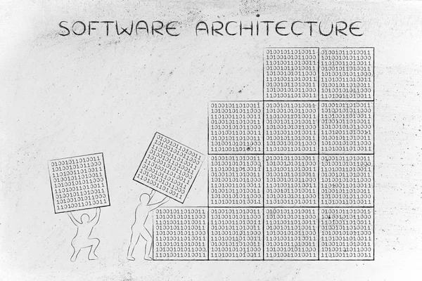 Concetto di architettura software — Foto Stock