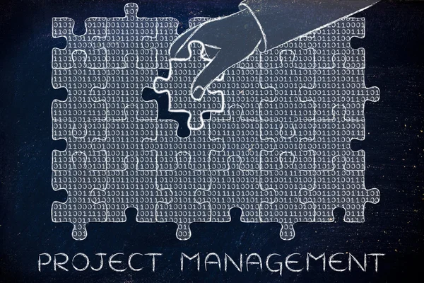 Concept van projectmanagement — Stockfoto