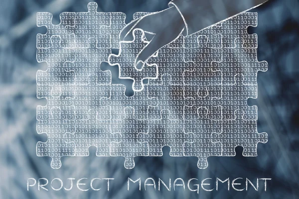 Concept van projectmanagement — Stockfoto