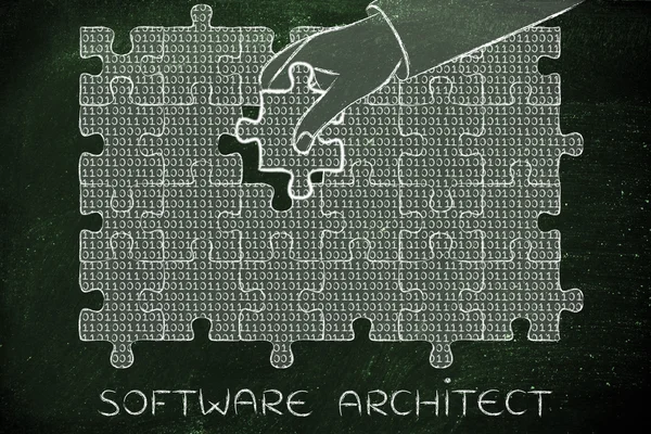 Concepto de arquitecto de software — Foto de Stock