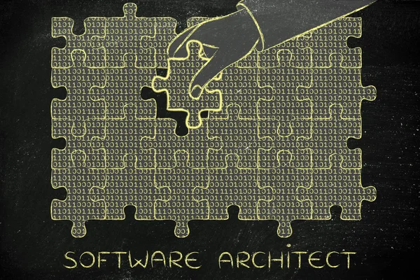 Concepto de arquitecto de software — Foto de Stock