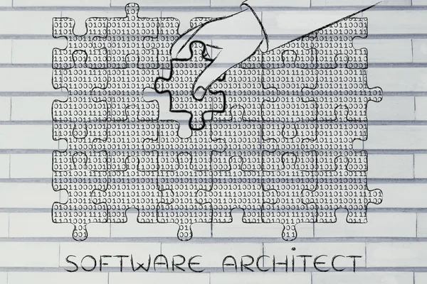 Concepto de arquitecto de software — Foto de Stock