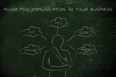 kavramı kaçının miscommunication işinizde