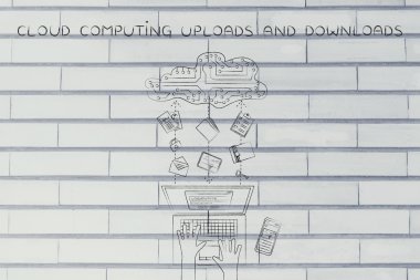 Bulut bilgi işlem karşıya yüklemeleri ve karşıdan yüklemeler kavramı
