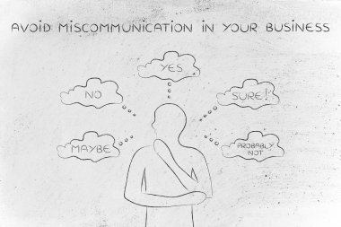 kavramı kaçının miscommunication işinizde