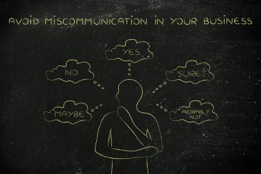 kavramı kaçının miscommunication işinizde