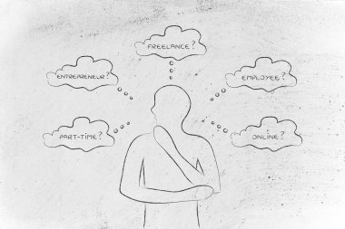 düşünceli adam bir iş türü seçme