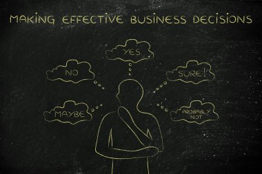 etkili iş karar verme kavramı