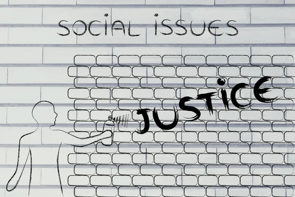 Concept of Social Issues — Stock Photo, Image