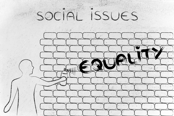 Concept of Social Issues — Stock Photo, Image