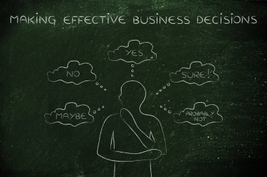 etkili iş karar verme kavramı