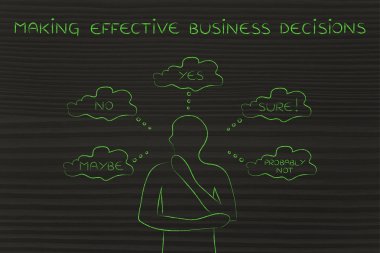 etkili iş karar verme kavramı