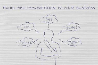 kavramı kaçının miscommunication işinizde