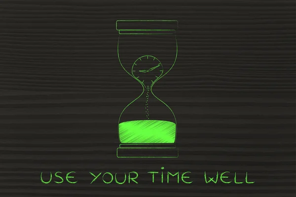 Concept of use your time well — Stock Photo, Image