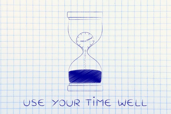 Zamanınızı iyi kullanma kavramı — Stok fotoğraf