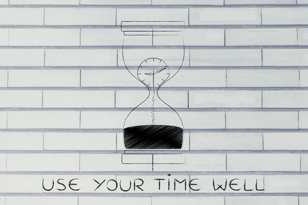 Concept of use your time well — Stock Photo, Image