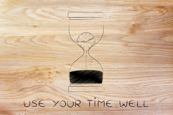 Concept of use your time well — Stock Photo, Image