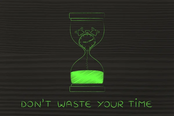 Concept of how don't waste your time — Stok fotoğraf