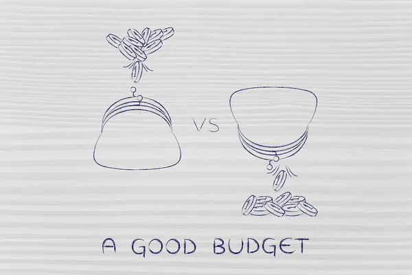 Concetto di un buon bilancio — Foto Stock