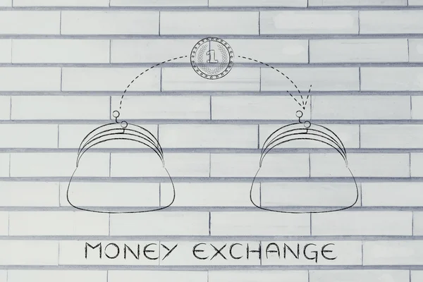 Concepto de cambio de moneda —  Fotos de Stock