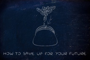 nasıl gelecek için kaydetmek kavramı