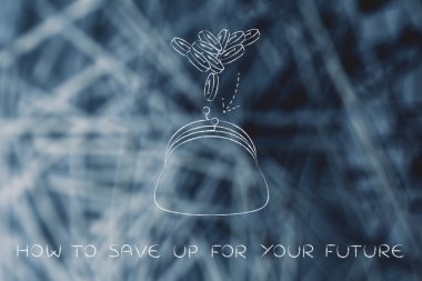 nasıl gelecek için kaydetmek kavramı