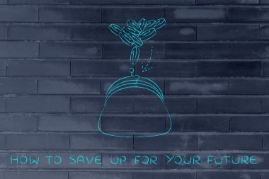 nasıl gelecek için kaydetmek kavramı