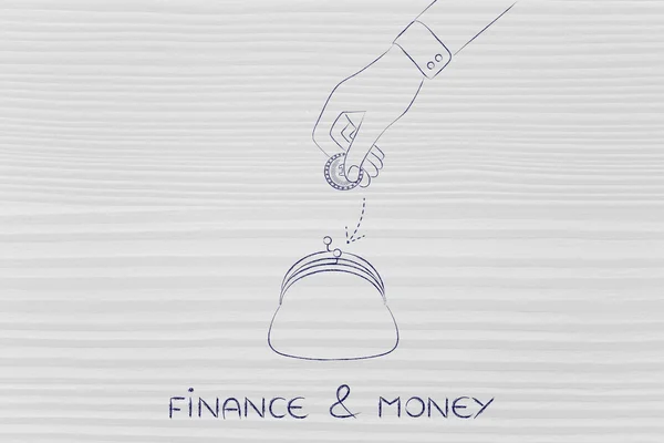 Concept of finance & money — Stock Photo, Image