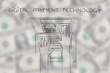 Dijital ödeme teknoloji kavramı