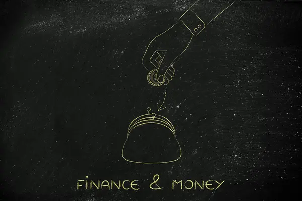 Concept of finance & money — Stock Photo, Image