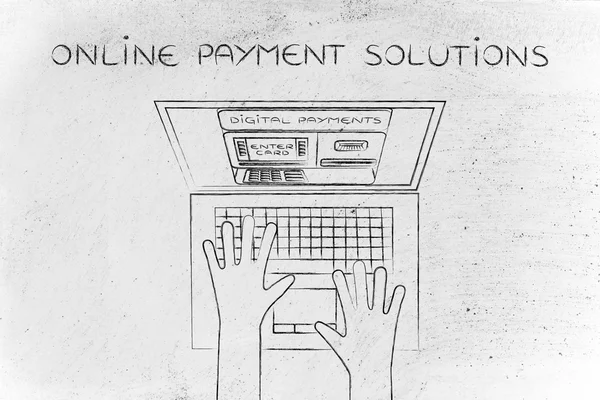 concept of online payment solutions